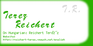 terez reichert business card